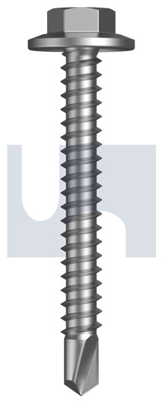 SCREW SDM HEX BARE C4 12-14 X 45 BLUE RIDGE